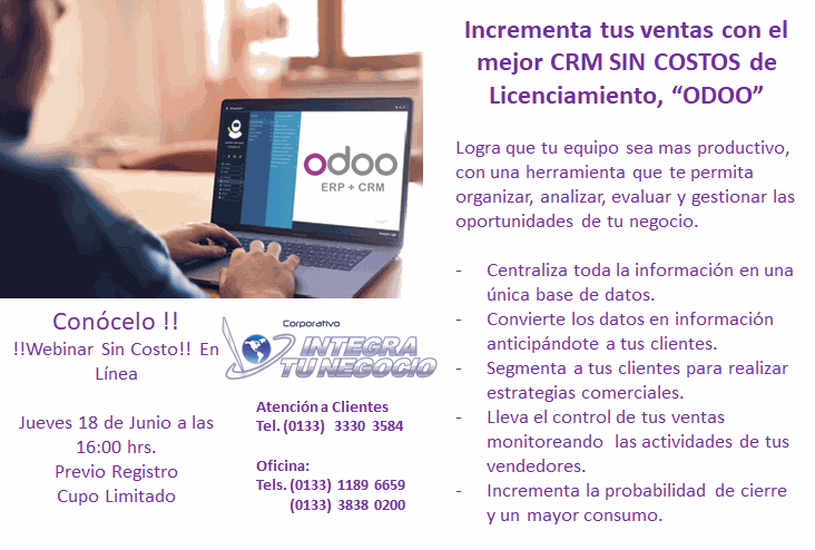 Odoo • Texto e imagen