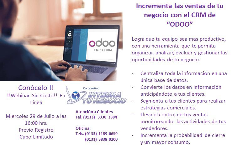 Odoo • Texto e imagen