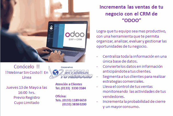 Odoo • Texto e imagen